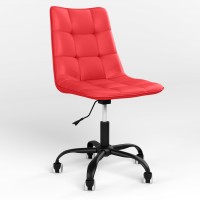 Крісло на роликах поворотне Новий Стиль FORM MB61 GTS (J) SQR ECO-90 (Червоний) (NWS-123598)