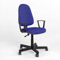 Крісло офісне поворотне Новий Стиль PRESTIGE II GTP PM60 C-6 (Синій) (NWS-124468)