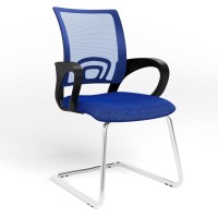 Офісне крісло Новий Стиль NETWORK CF CHROME OH-3 C-14 (Синій) (NWS-121541)