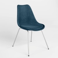 Стул обеденный Новый Стиль ASTI 4AL SOFT ALU (BOX-1) PL-13 (Синий) (NWS-127313)