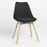 Стул обеденный Новый Стиль ASTI ALU SOFT WOOD (BOX-1) PL-19 (Черный) (NWS-127243)