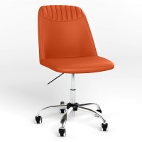 Стул поворотный на роликах Новый Стиль MILANA GTS(J) CHR61 SMP ECO-72 (Оранжевый) (NWS-128943)