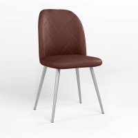 Стул обеденный Новый Стиль MILANA HN ALU (BOX-1) SMP ECO-28 (Бордовый) (NWS-128683)