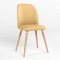 Стул на раме MILANA WOOD ALU (BOX-1) SMP БУК ECO-01 (Бежевый) (NWS-128673)