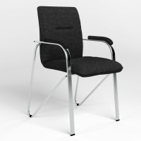 Стул для посетителей Новый Стиль SAMBA(S) (BOX-2) ZT-25 (Черный) (NWS-129223)