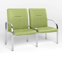 Модуль двухместный для посетителей Новый Стиль STAFF-2 ECO-45 (фисташковой) (NWS-129363)