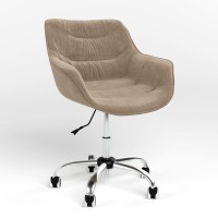 Стілець на роликах поворотний Новий Стиль VENSAN GTP (J) CHR68 P SORO-23 (Світло-бежевий) (NWS-129663)