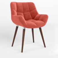 Обідній стілець Новий Стиль VENSAN PLUS WOOD ALU (BOX) SORO-51 (Помаранчевий) (NWS-129863)