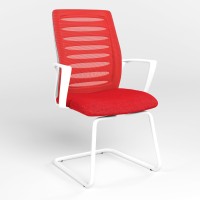Конференционное кресло Новый Стиль WEBSTAR CF WHITE OH-6 C-16 (Красный) (NWS-129943)