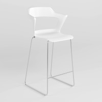 Стілець для відвідувачів Новий Стиль ZENITH PLAST WHITE HOKER CFS (BOX) K-01 (Білий) (NWS-129973)
