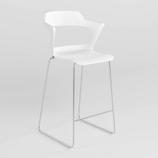 Стілець для відвідувачів Новий Стиль ZENITH PLAST WHITE HOKER CFS (BOX) K-01 (Білий) (NWS-129973)