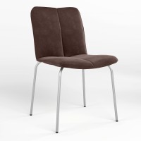 Обеденный стул Новый Стиль NICE ALU (BOX-4) SORO-28 (Светло-коричневый) (NWS-122065)