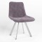 Стул на раме NICOLE 4L CHROME (BOX-1) SQR SORO-65 (Фиолетовый) (NWS-121835)