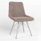 Стул на раме NICOLE 4LX ALU (BOX-1) SQR PUMA-09 (Бледно-розовый) (NWS-121625)