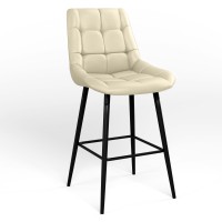 Обідній стілець Новий Стиль NICOLE HN HOKER BLACK (BOX-1) RMB ECO-07 (Світло-бежевий) (NWS-130064)