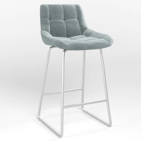 Обеденный стул Новый Стиль NICOLE HOKER CFS LB ALU (BOX-1) LN SORO-34 (Ментол) (NWS-130094)