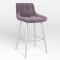 Стул на раме NICOLE LB HN HOKER ALU (BOX-1) LN SORO-65 (Фиолетовый) (NWS-130164)