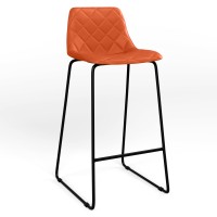 Барний стілець Новий Стиль ALIYA HOKER CFS BLACK (BOX) ECO-72 (Помаранчевий) (NWS-121069)