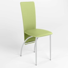 Обідній стілець Новий Стиль AMELY CHROME (BOX-4) ECO-45 (Фісташковий) (NWS-121039)