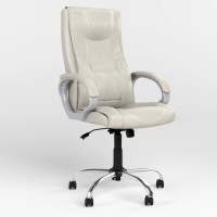Крісло офісне поворотне Новий Стиль ELLY ANYFIX CHR68 ECO-50 (Білий) (NWS-126691)