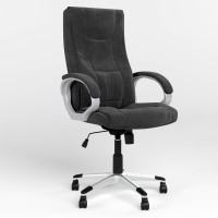Крісло офісне поворотне Новий Стиль ELLY TILT PL35 SORO-95 (Темно-сірий) (NWS-126731)