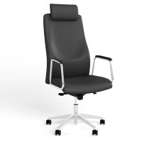 Кресло офисное поворотное Новый Стиль SOLO HR STEEL ST AL70 ECO-30 (Черный) (NWS-126961)