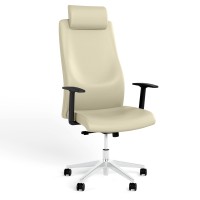 Крісло офісне поворотне Новий СтильSOLO R HR STEEL ST AL70 ECO-07 (Світло-бежевий) (NWS-126941)