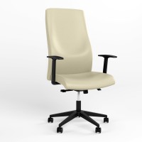 Крісло офісне поворотне Новий СтильSOLO UP R STEEL WA ST PL70 ECO-07 (Світло-бежевий) (NWS-126971)