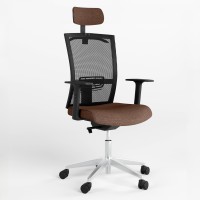 Кресло офисное поворотное Новый Стиль STILO R HR SFB AL70 OH-5 ZT-18 (коричневый) (NWS-126931)