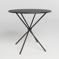 Обідній стіл Новий Стиль AQUA BLACK (18) D900х790 Чорний (NWS-130360)