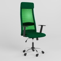 Крісло офісне поворотне Новий Стиль FRANK GTR TILT (WS-122) CHR68 P OH-8 C-32 (Зелений) (NWS-123743)