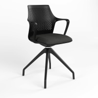 Крісло офісне поворотне Новий Стиль GEMINA BLACK SWG PL68-4S CSE-14 (Чорний) (NWS-132512)