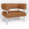 Крісло офісне Новий Стиль OFFICE ECO-13 (Коричневий) (NWS-122824)