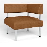 Крісло офісне кутове Новий Стиль OFFICE ECO-13 (Коричневий) (NWS-122804)