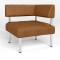 Крісло офісне кутове Новий Стиль OFFICE ECO-13 (Коричневий) (NWS-122804)