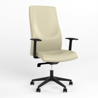 Кресло офисное поворотное Новый Стиль SOLO R BLACK (ABS) SFB PL70 ECO-07 (Светло-бежевый) (NWS-132222)