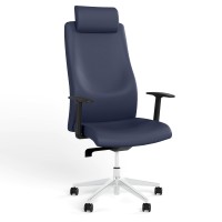 Кресло офисное поворотное Новый Стиль SOLO R HR STEEL (ABS) SFB AL70 ECO-22 (Синий) (NWS-132212)