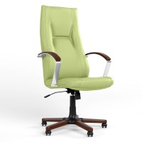 Крісло офісне поворотне Новий Стиль KING WOOD TILT EX4 ECO-45 (Фісташковий) (NWS-126465)