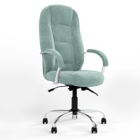 Кресло офисное поворотное Новый Стиль MODUS STEEL CHROME (COMFORT+ANYFIX) SORO-34 (МЕНТОЛ) (NWS-126505)