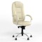 Крісло офісне поворотне Новий Стиль MODUS STEEL CHROME (COMFORT) ECO-07 (Світло-бежевий) (NWS-126475)