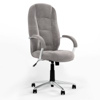 Кресло офисное поворотное Новый Стиль MODUS STEEL CHROME (TILT) SORO-93 (Серый) (NWS-126525)