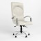 Крісло офісне поворотне Новий Стиль GERMES STEEL CHROME (COMFORT+ANYFIX) ECO-50 (Білий) (NWS-126066)