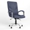 Крісло офісне поворотне Новий Стиль GERMES STEEL LB CHROME (ANYFIX+COMFORT) ECO-22 (Синій) (NWS-126106)
