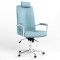 Крісло поворотне GRAND HR STEEL CHROME ANYFIX AL68 CSE-20 (Блакитний) (NWS-126246)