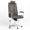 Крісло офісне поворотне Новий Стиль GRAND HR STEEL CHROME ANYFIX AL68 ECO-70 (Сірий) (NWS-126236)