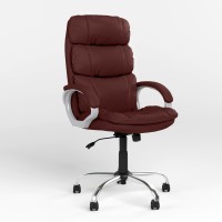 Кресло руководителя поворотное Новый Стиль DOLCE ANYFIX CHR68 ECO-28 (Бордовый) (NWS-125757)
