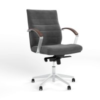 Крісло офісне поворотне Новий Стиль IRIS STEEL LB MPD AL70 SORO-95 (Темно-сірий) (NWS-126307)
