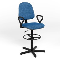 Крісло офісне поворотне Новий Стиль REGAL GTP NEW RING BASE STOPKI PM60 C-81 (Блакитний) (NWS-132103)