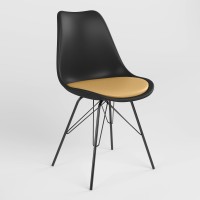 Стілець обідній Новий Стиль ASTI 4A BLACK (BOX-3) K02 ECO-01 (Бежевий) (NWS-132344)