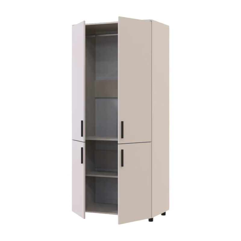 Шафа для одягу Doros Торн Кашемір 2 ДСП (штанга) 90х51.6х200 (DRS-012027)